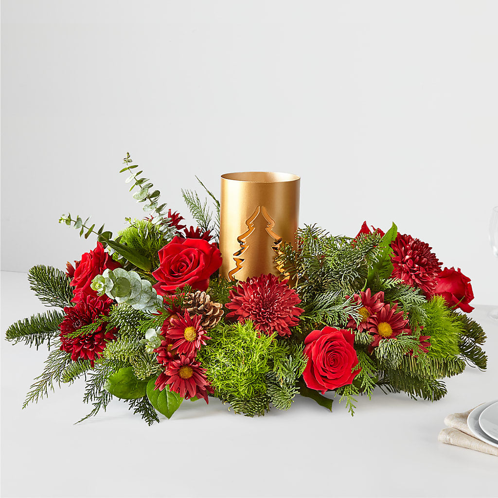 Toast the Season Centerpiece – KENDRA'S FLORAL KREATIONS, Indianapolis IN