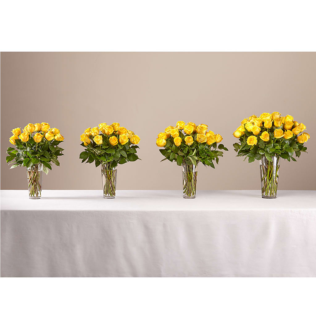 Long Stem Yellow Rose Bouquet – KENDRA'S FLORAL KREATIONS, Indianapolis IN