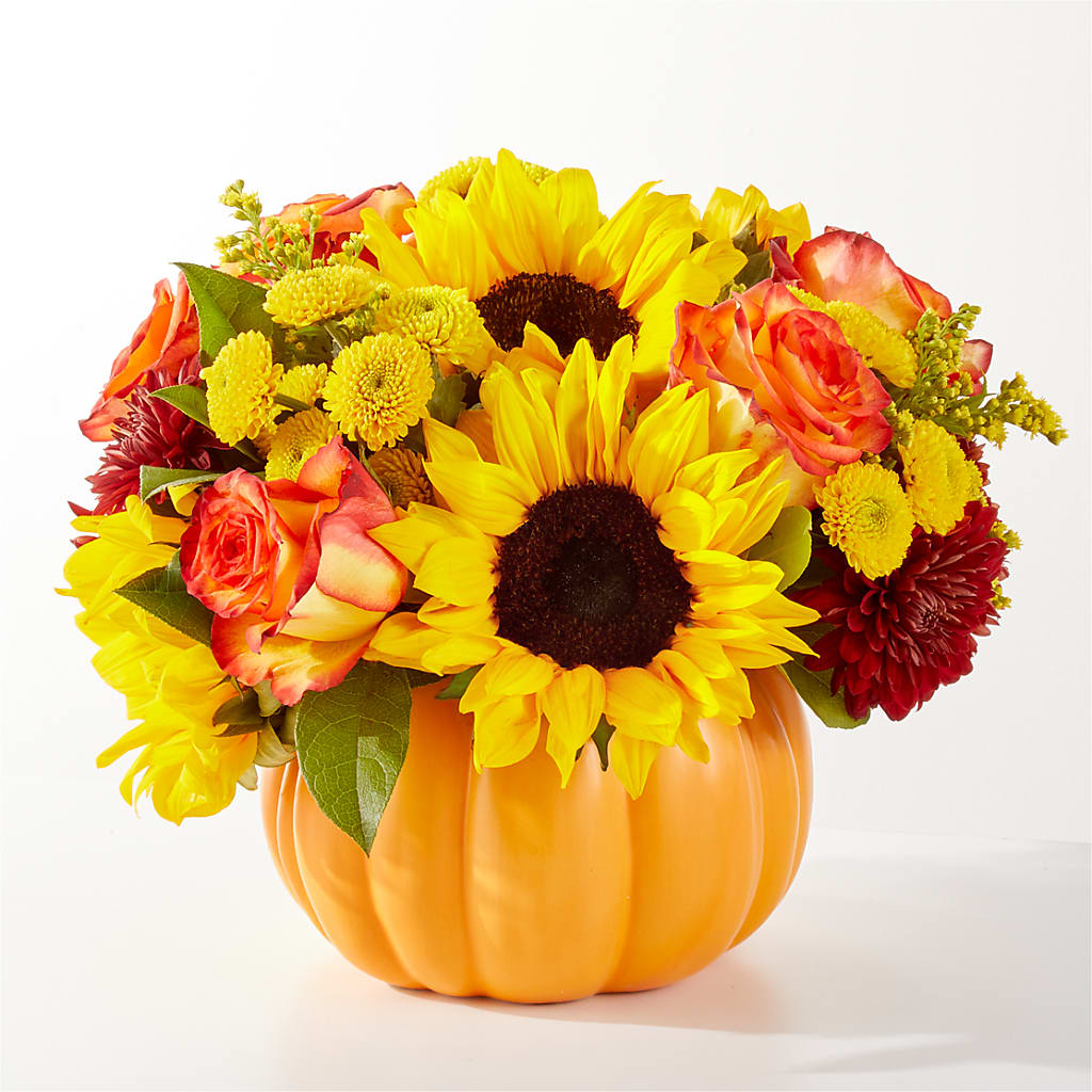 Golden Gourd Pumpkin Bouquet – KENDRA'S FLORAL KREATIONS, Indianapolis IN