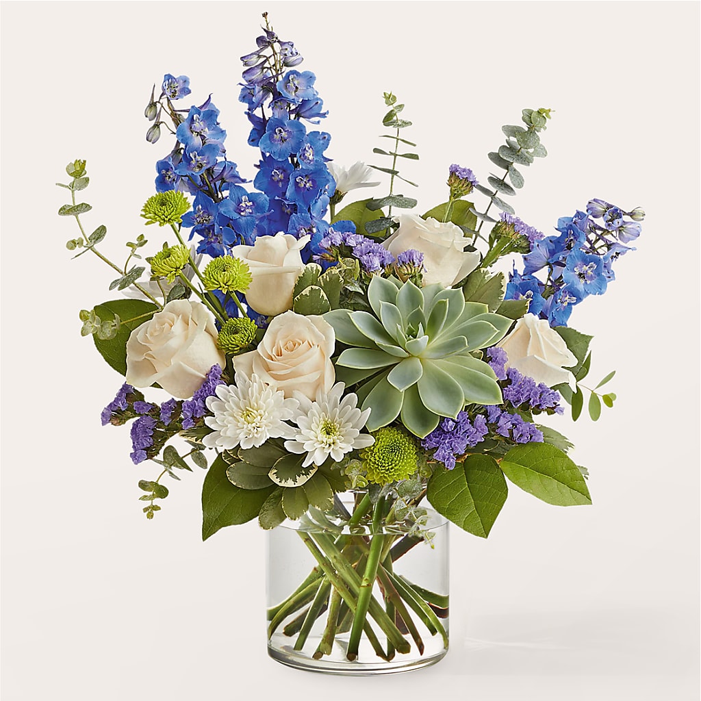 Cerulean Waves Bouquet – KENDRA'S FLORAL KREATIONS, Indianapolis IN