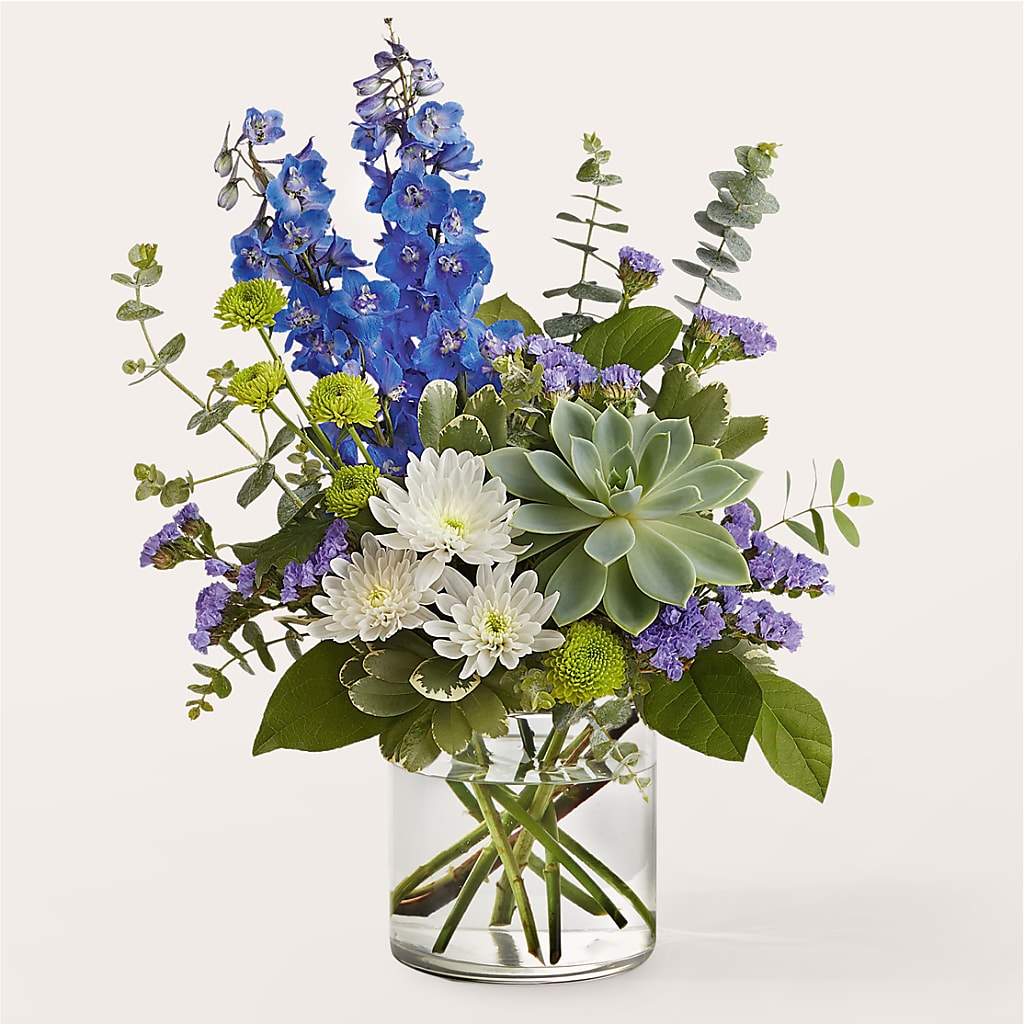 Cerulean Waves Bouquet – KENDRA'S FLORAL KREATIONS, Indianapolis IN