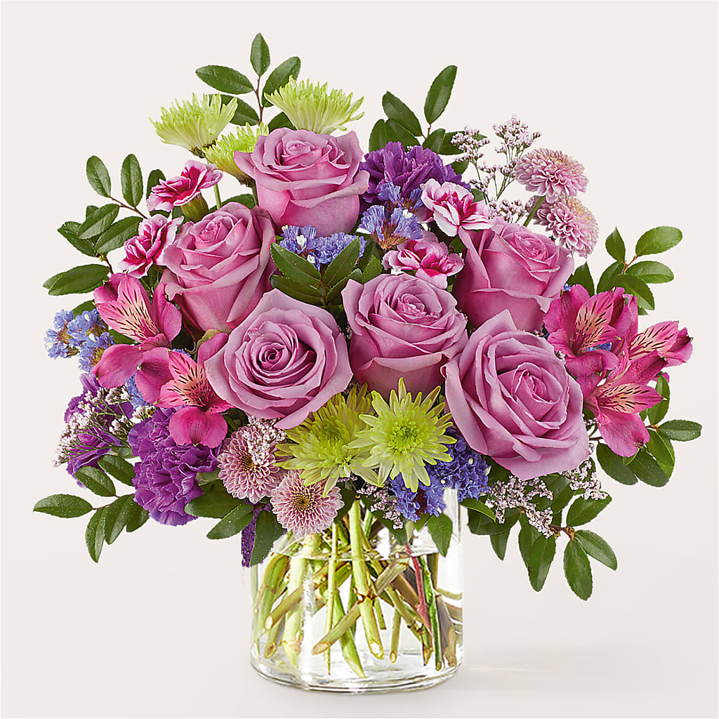 Glass Half Full Bouquet – KENDRA'S FLORAL KREATIONS, Indianapolis IN