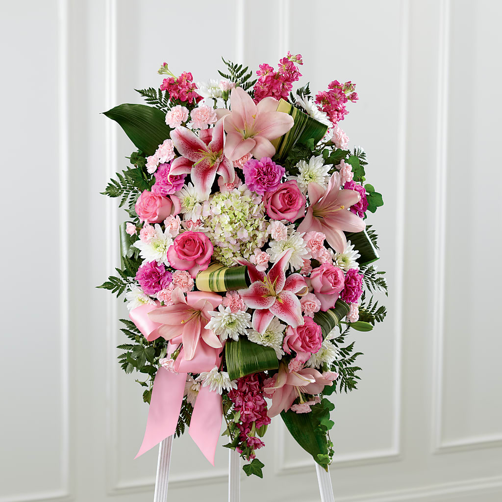 Comforting Standing Spray – KENDRA'S FLORAL KREATIONS, Indianapolis IN