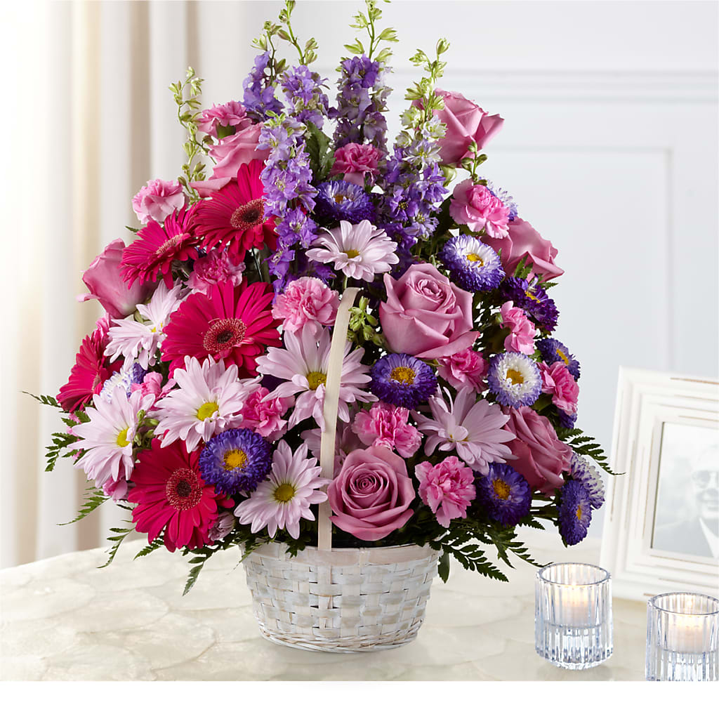 Pastel Peace Basket – KENDRA'S FLORAL KREATIONS, Indianapolis IN