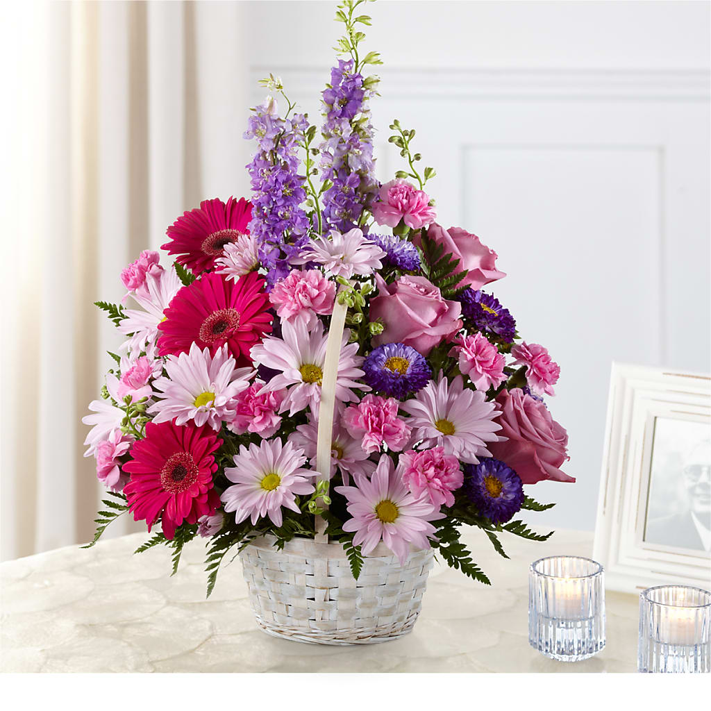Pastel Peace Basket – KENDRA'S FLORAL KREATIONS, Indianapolis IN