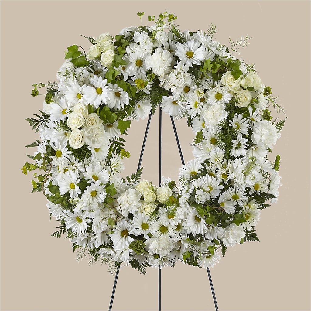 Faithful Wishes Wreath – KENDRA'S FLORAL KREATIONS, Indianapolis IN