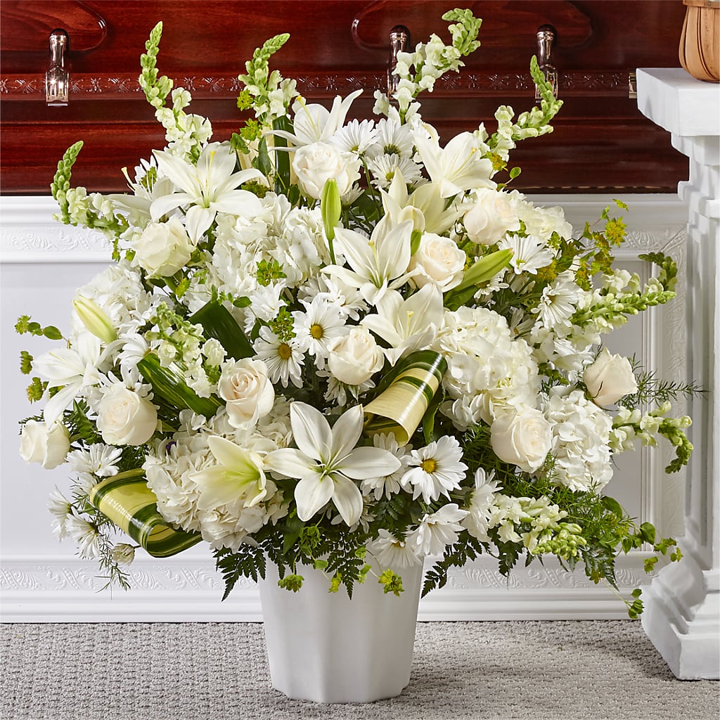 Thoughts of Tranquility Floor Basket – KENDRA'S FLORAL KREATIONS, Indianapolis IN