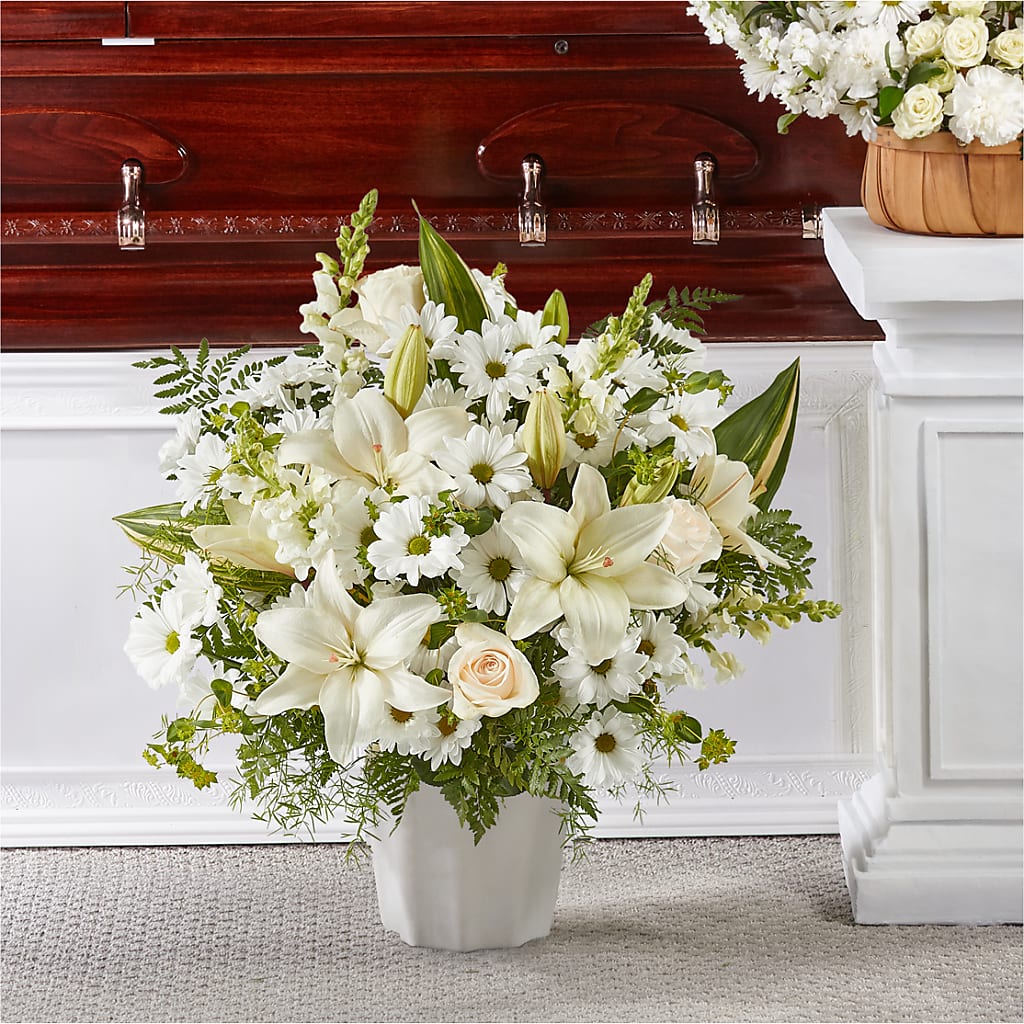 Thoughts of Tranquility Floor Basket – KENDRA'S FLORAL KREATIONS, Indianapolis IN