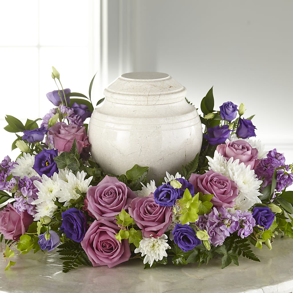 Blooming Sympathy Cremation Adornment – KENDRA'S FLORAL KREATIONS, Indianapolis IN