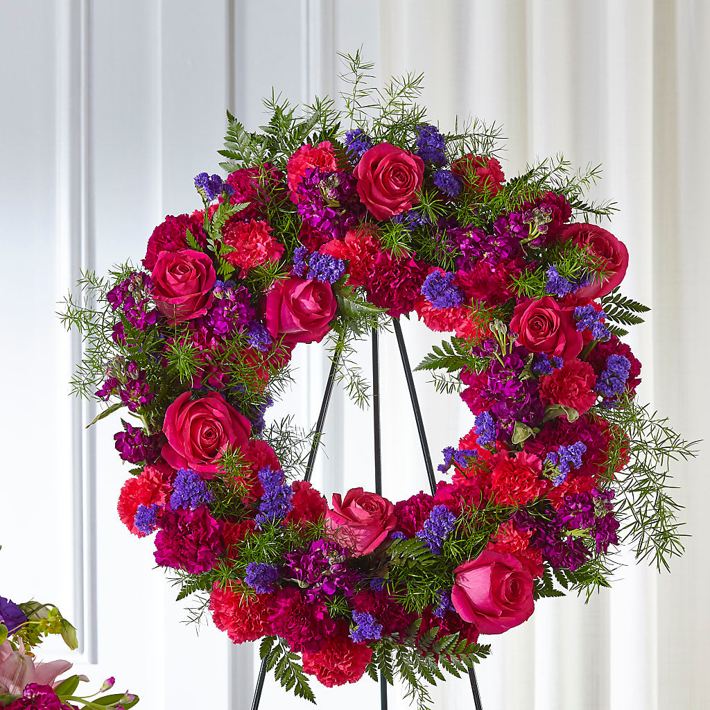 Calming Colors Wreath – KENDRA'S FLORAL KREATIONS, Indianapolis IN
