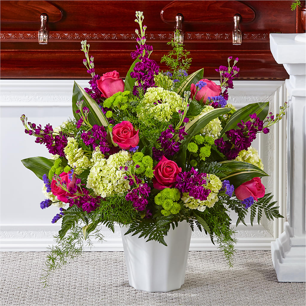 Beautiful Horizons Floor Basket – KENDRA'S FLORAL KREATIONS, Indianapolis IN