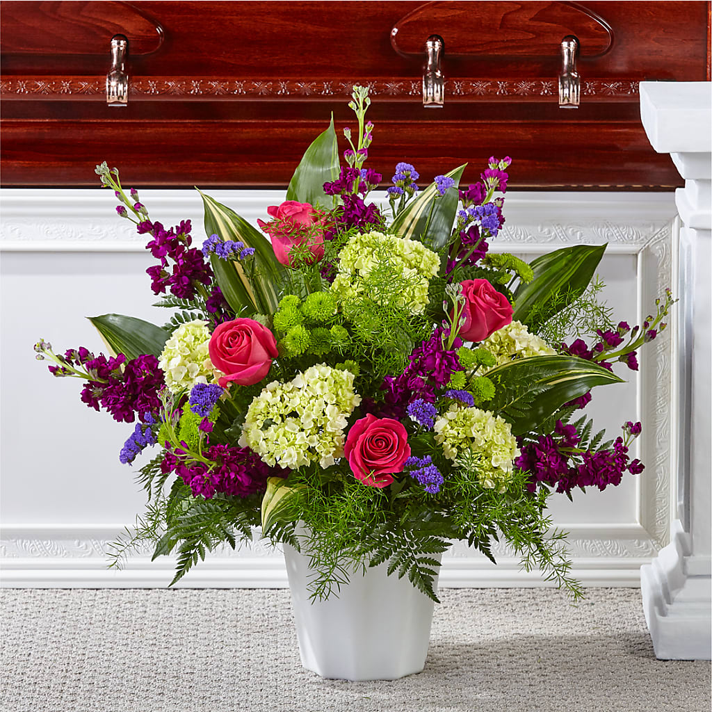 Beautiful Horizons Floor Basket – KENDRA'S FLORAL KREATIONS, Indianapolis IN