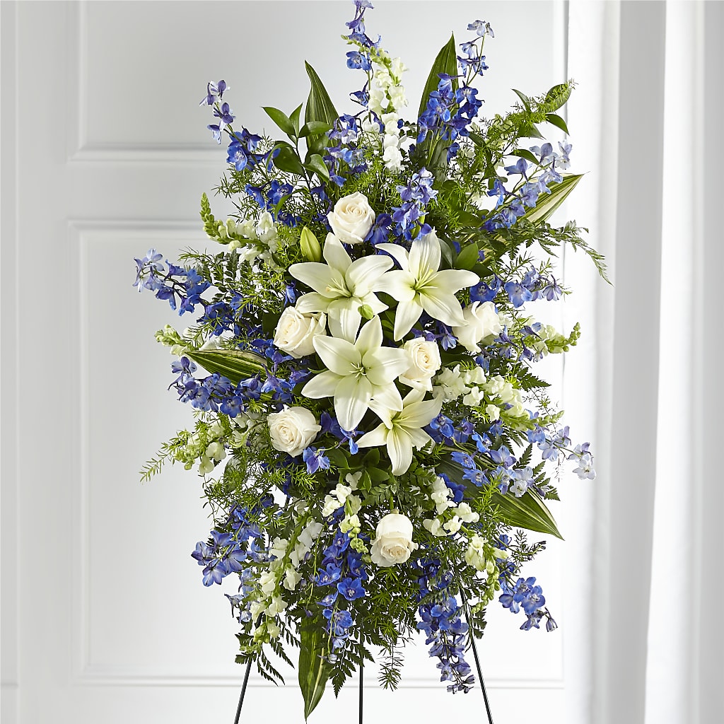 Faithful Friend Standing Spray – KENDRA'S FLORAL KREATIONS, Indianapolis IN
