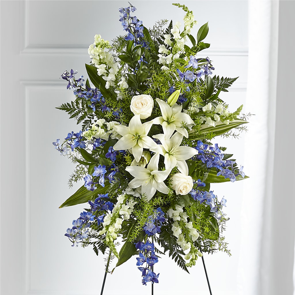 Faithful Friend Standing Spray – KENDRA'S FLORAL KREATIONS, Indianapolis IN