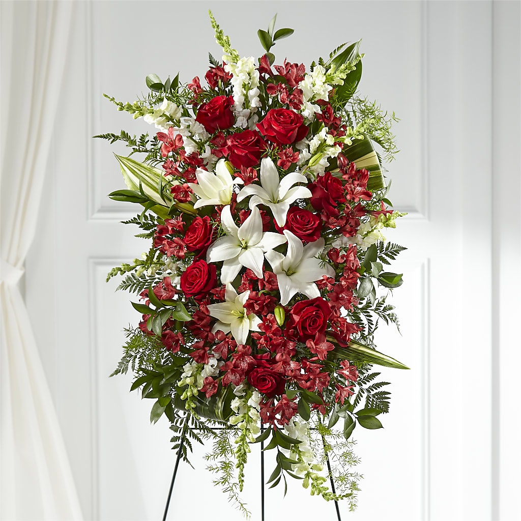 Everlasting Memory Standing Spray – KENDRA'S FLORAL KREATIONS, Indianapolis IN