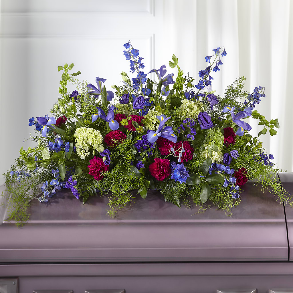 Always Treasured Casket Spray – KENDRA'S FLORAL KREATIONS, Indianapolis IN