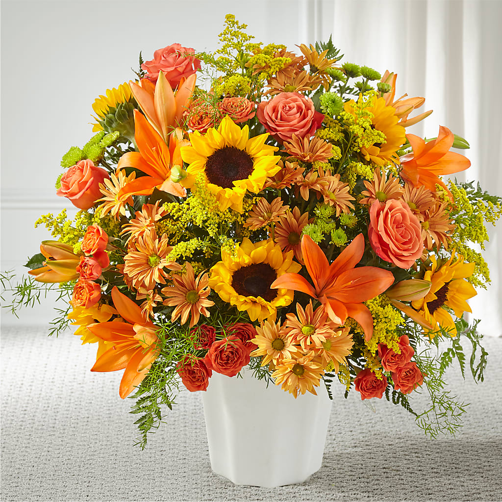 Harvest Thoughts Floor Basket – KENDRA'S FLORAL KREATIONS, Indianapolis IN
