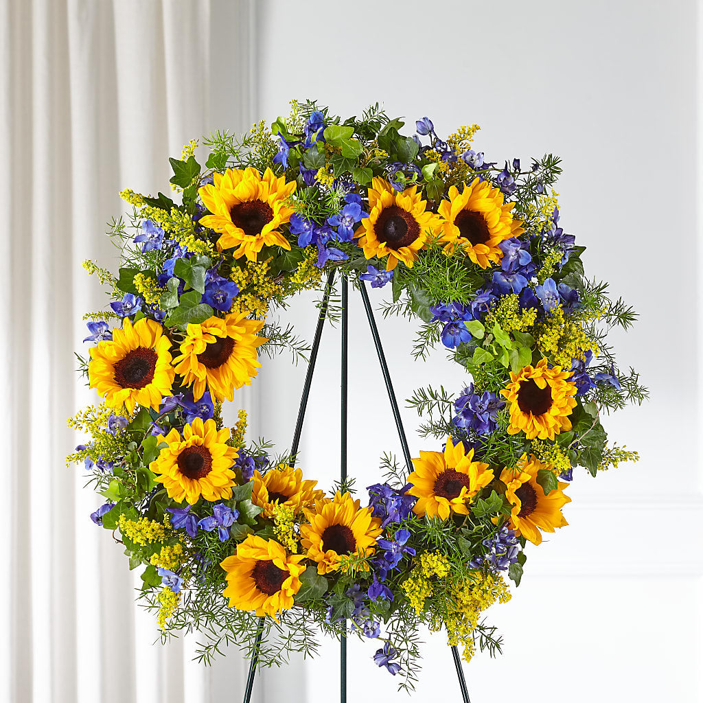 Bright Rays Wreath – KENDRA'S FLORAL KREATIONS, Indianapolis IN