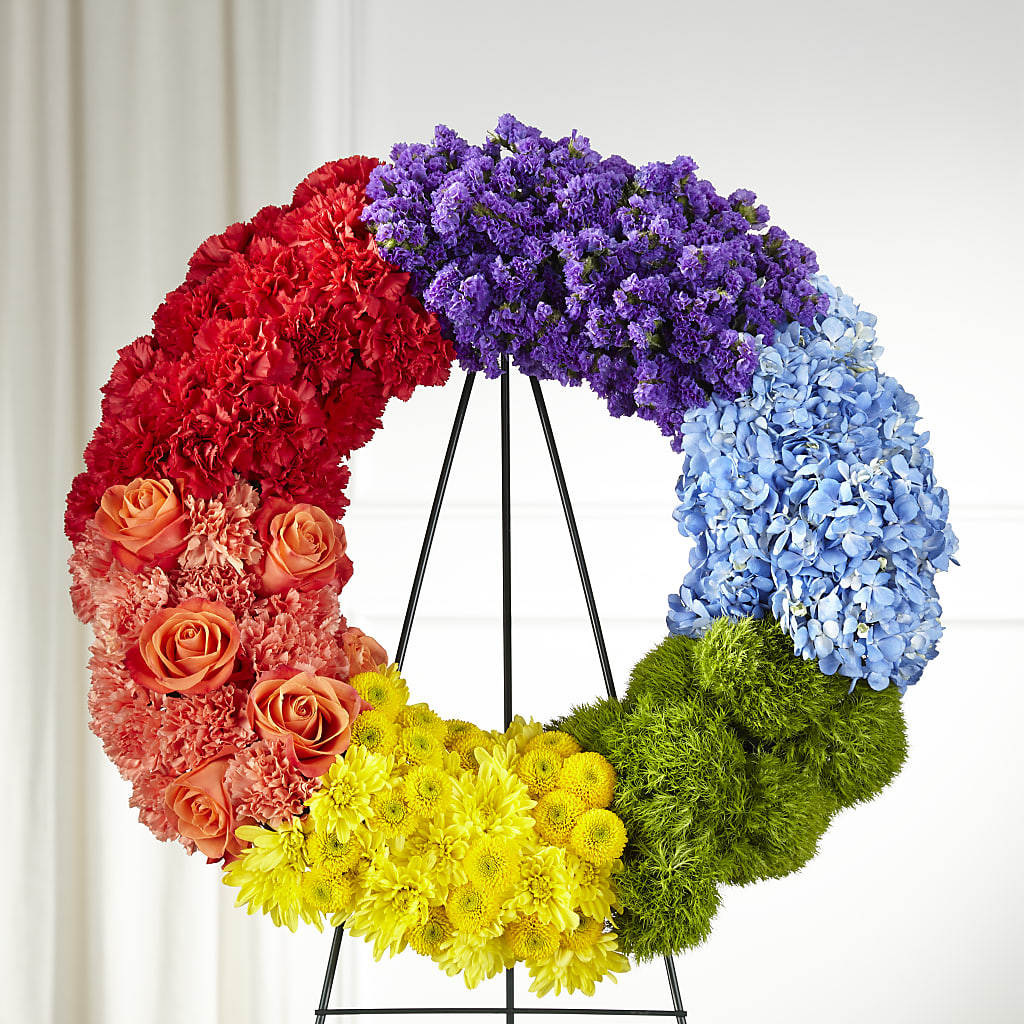 Circle of Love Wreath – KENDRA'S FLORAL KREATIONS, Indianapolis IN