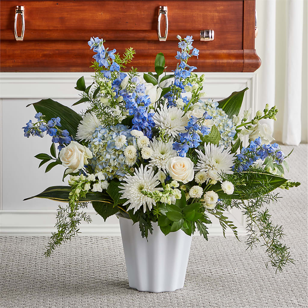 Everlasting Memories Floor Basket – KENDRA'S FLORAL KREATIONS, Indianapolis IN
