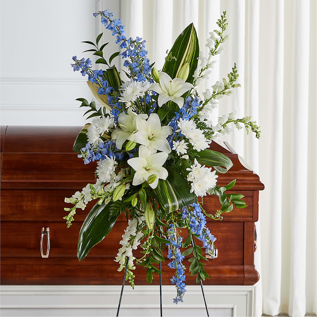 Eternal Impressions Standing Spray – KENDRA'S FLORAL KREATIONS, Indianapolis IN