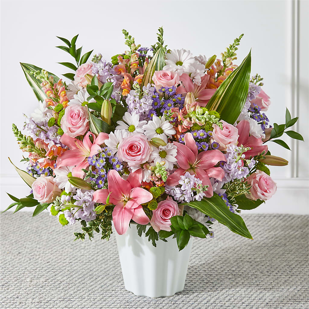 Abundant Compassion Floor Basket – KENDRA'S FLORAL KREATIONS, Indianapolis IN