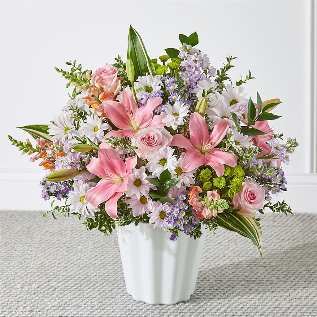 Abundant Compassion Floor Basket – KENDRA'S FLORAL KREATIONS, Indianapolis IN