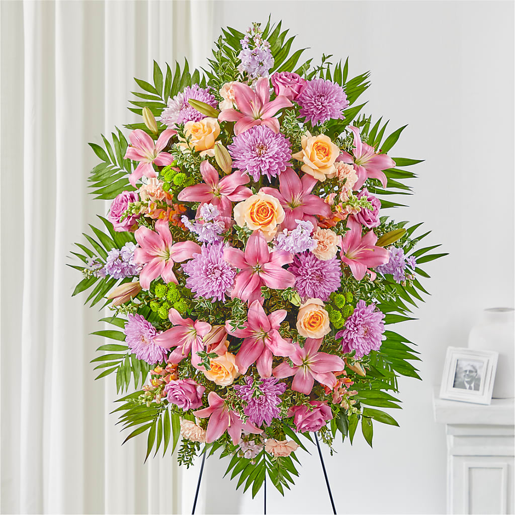 Love & Light Standing Spray – KENDRA'S FLORAL KREATIONS, Indianapolis IN
