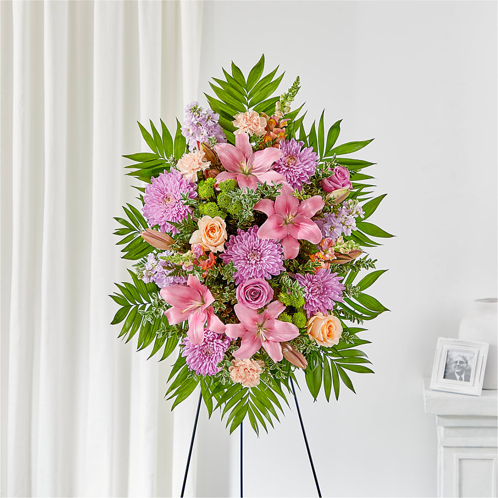 Love & Light Standing Spray – KENDRA'S FLORAL KREATIONS, Indianapolis IN