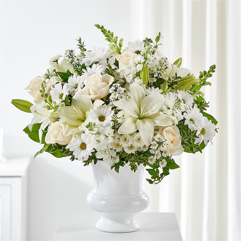 Uplifting Urn Arrangement – KENDRA'S FLORAL KREATIONS, Indianapolis IN