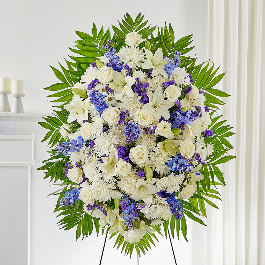 At Rest Standing Spray – KENDRA'S FLORAL KREATIONS, Indianapolis IN