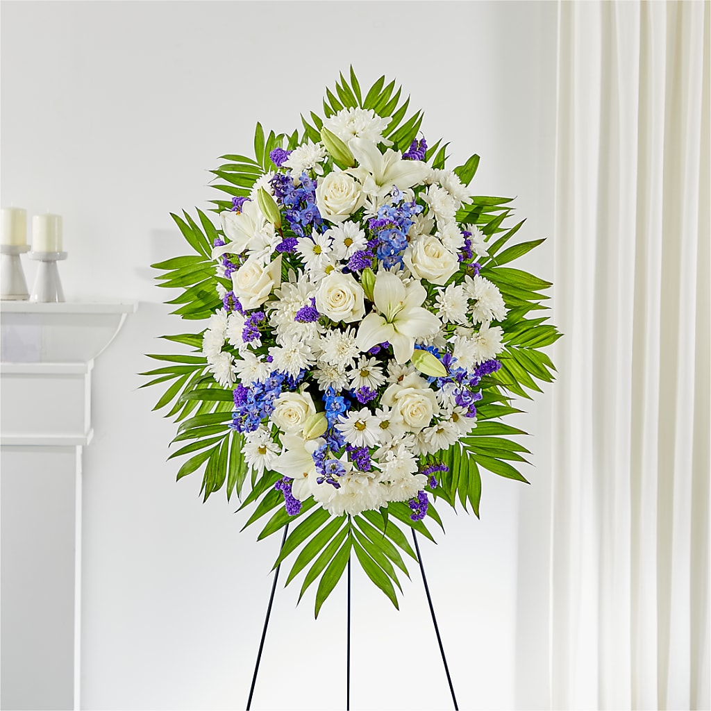 At Rest Standing Spray – KENDRA'S FLORAL KREATIONS, Indianapolis IN