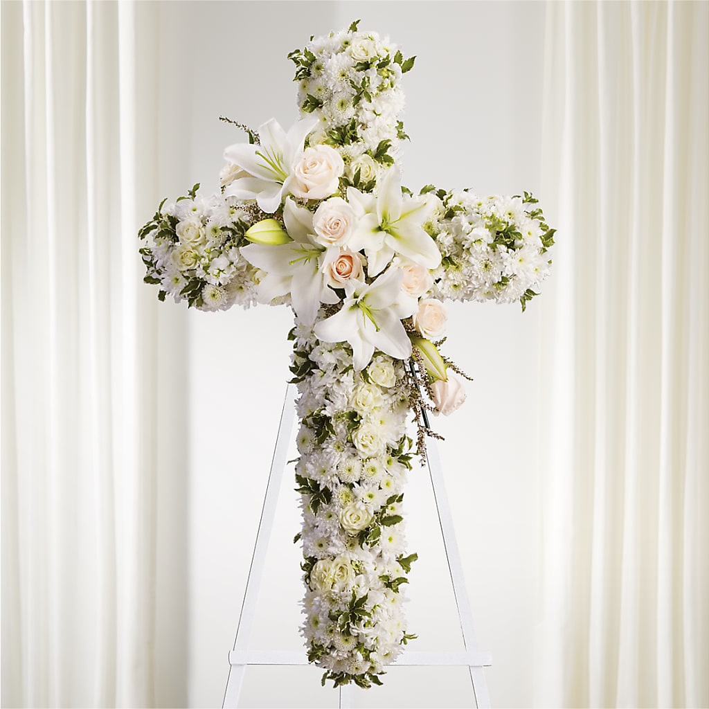 Spiritual Guidance Standing Spray – KENDRA'S FLORAL KREATIONS, Indianapolis IN
