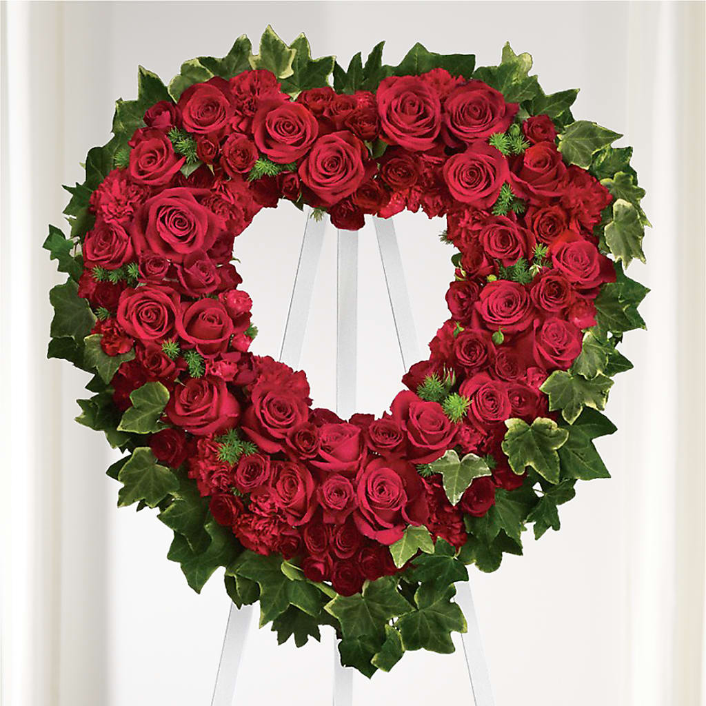 Wholehearted Standing Spray – KENDRA'S FLORAL KREATIONS, Indianapolis IN