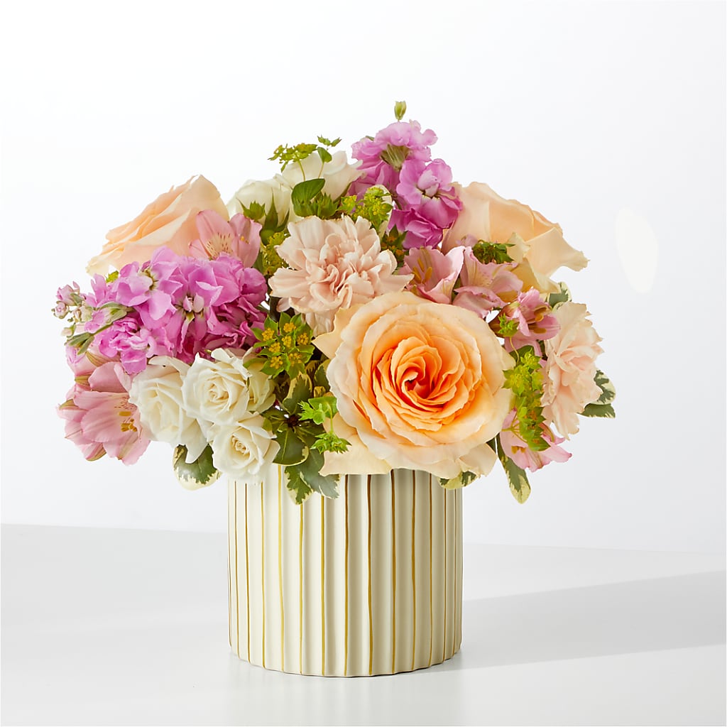 Paradise Bouquet with Ivory Vase – KENDRA'S FLORAL KREATIONS, Indianapolis IN