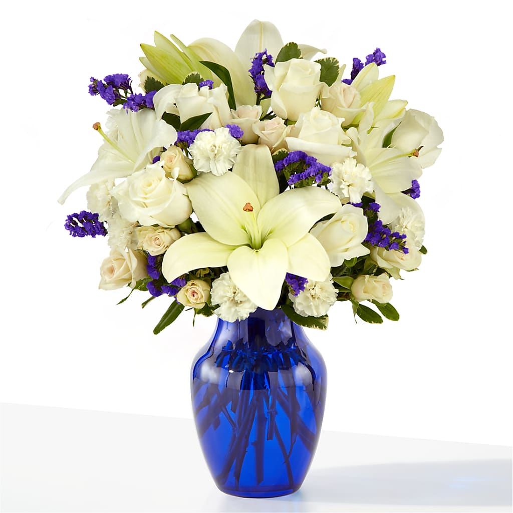 Sapphire Rush Bouquet – KENDRA'S FLORAL KREATIONS, Indianapolis IN