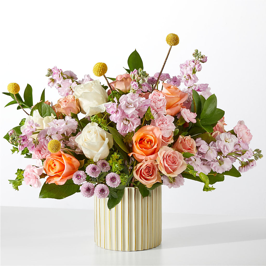 French Market Bouquet with Ivory Vase – KENDRA'S FLORAL KREATIONS, Indianapolis IN