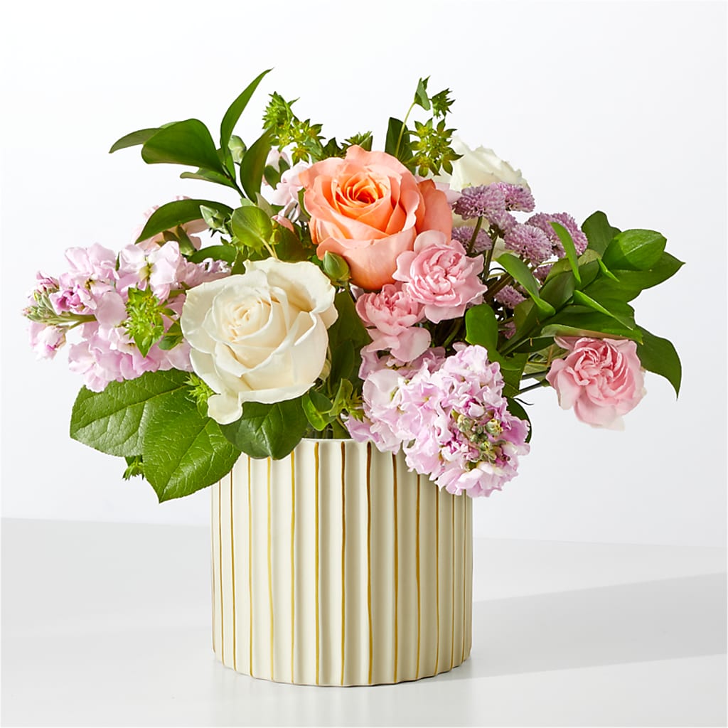 French Market Bouquet with Ivory Vase – KENDRA'S FLORAL KREATIONS, Indianapolis IN