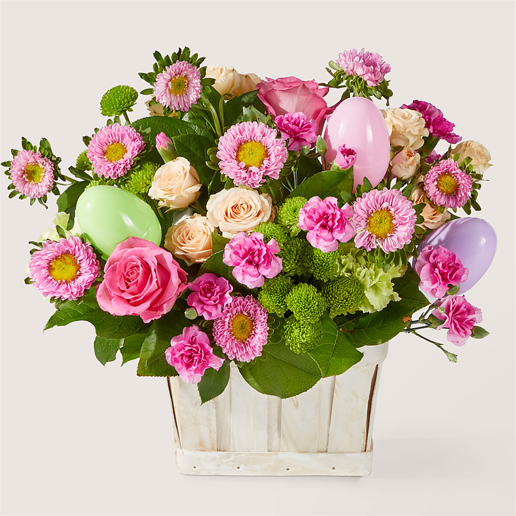 Get Eggcited Basket – KENDRA'S FLORAL KREATIONS, Indianapolis IN