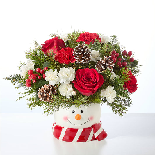 Jolly Snowman Bouquet – KENDRA'S FLORAL KREATIONS, Indianapolis IN