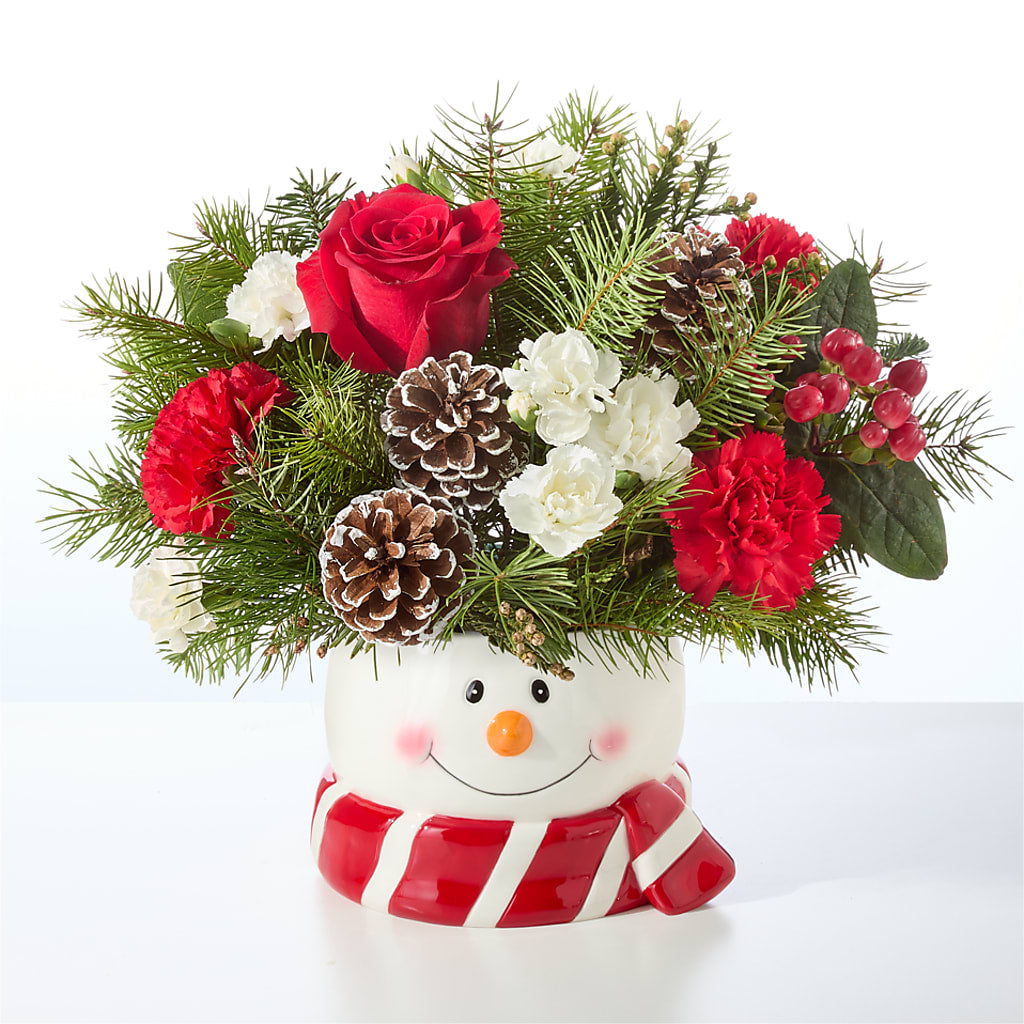 Jolly Snowman Bouquet – KENDRA'S FLORAL KREATIONS, Indianapolis IN