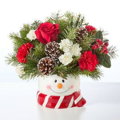 Jolly Snowman Bouquet – KENDRA'S FLORAL KREATIONS, Indianapolis IN