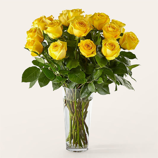 Long Stem Yellow Rose Bouquet – KENDRA'S FLORAL KREATIONS, Indianapolis IN
