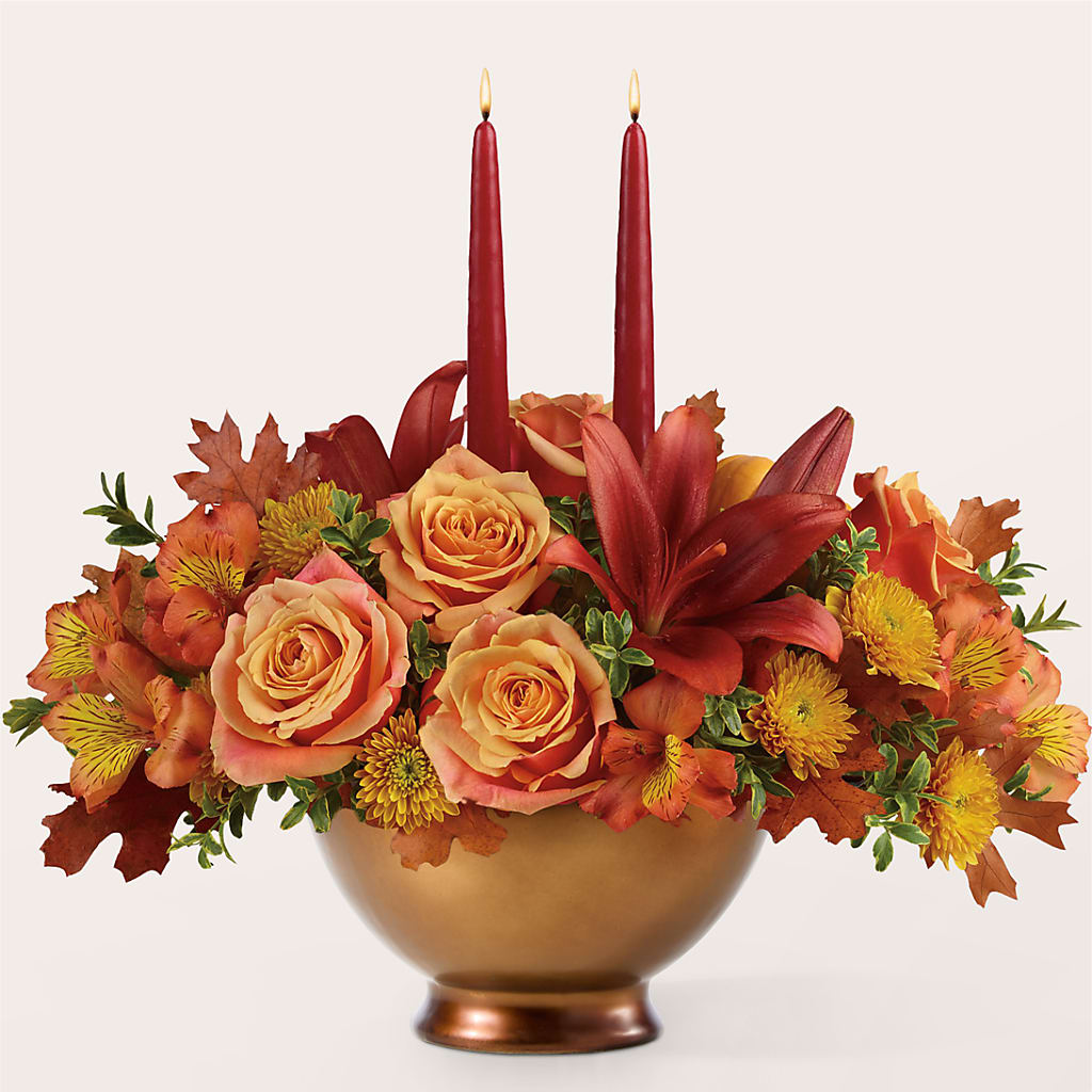 Harvest Table Centerpiece – KENDRA'S FLORAL KREATIONS, Indianapolis IN