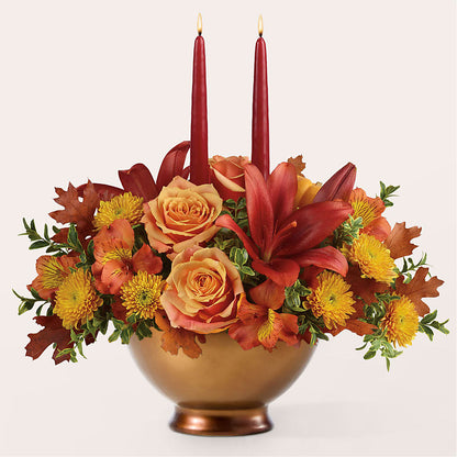Harvest Table Centerpiece – KENDRA'S FLORAL KREATIONS, Indianapolis IN