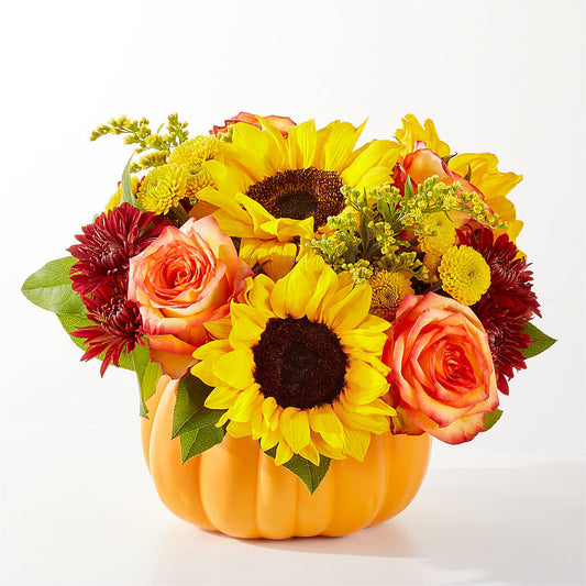 Golden Gourd Pumpkin Bouquet – KENDRA'S FLORAL KREATIONS, Indianapolis IN