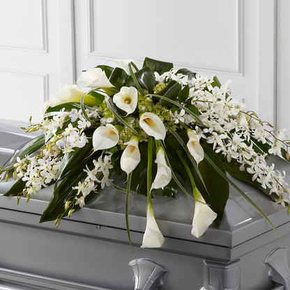 Angel Wings Casket Spray – KENDRA'S FLORAL KREATIONS, Indianapolis IN