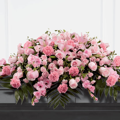 Garden of Comfort Casket Spray (Standard) – KENDRA'S FLORAL KREATIONS, Indianapolis IN