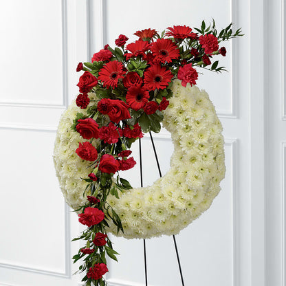 Graceful Tribute Wreath – KENDRA'S FLORAL KREATIONS, Indianapolis IN