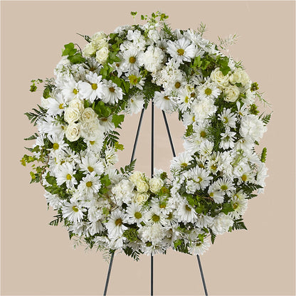 Faithful Wishes Wreath – KENDRA'S FLORAL KREATIONS, Indianapolis IN